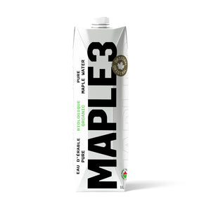 Maple3 - maple water - biologisches Ahornwasser aus Kanada, DE-ÖKO-007, 1000 ml