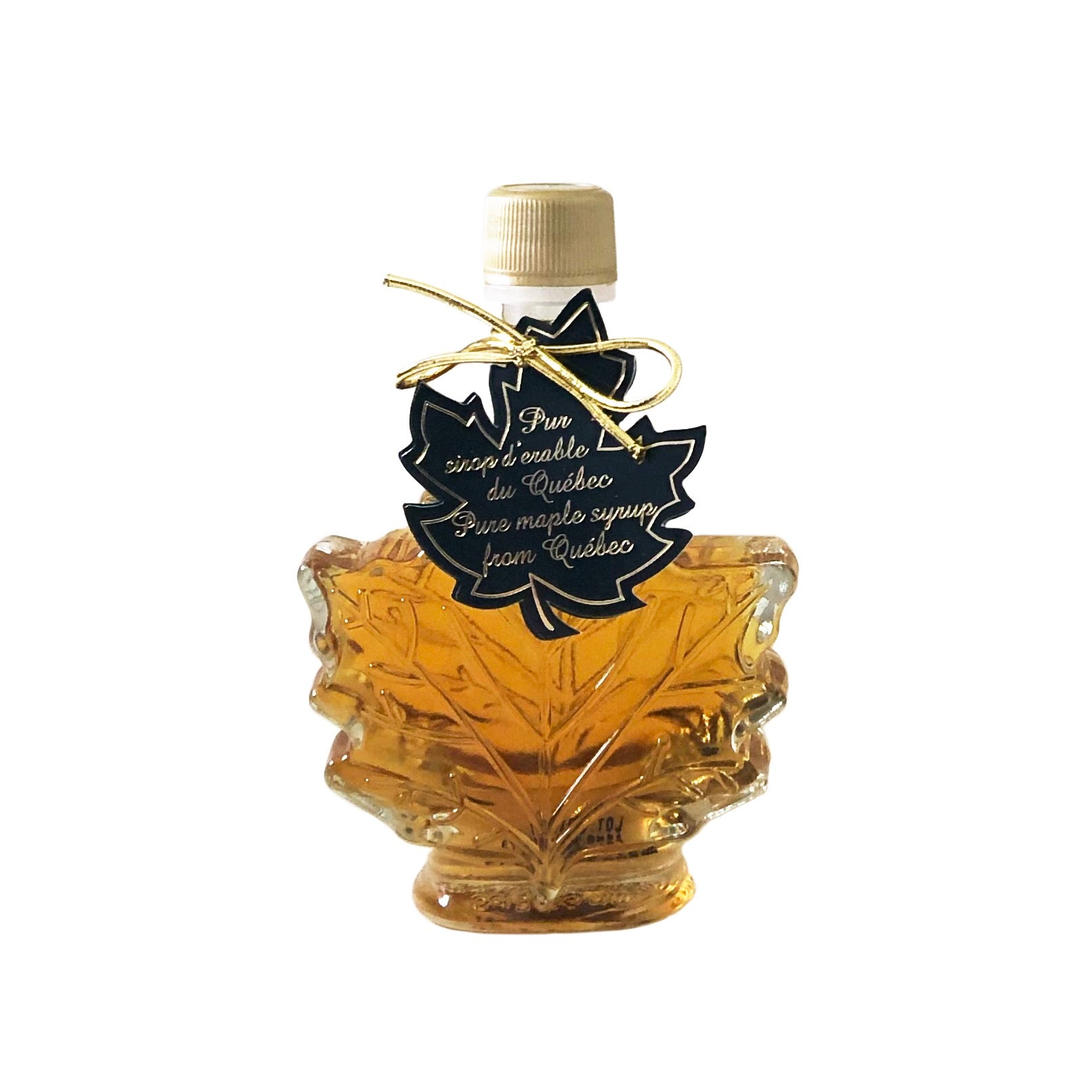Pure maple syrup - purer Ahornsirup aus Kanada, Grade A, Golden, Glasflasche Ahornblatt, 50ml